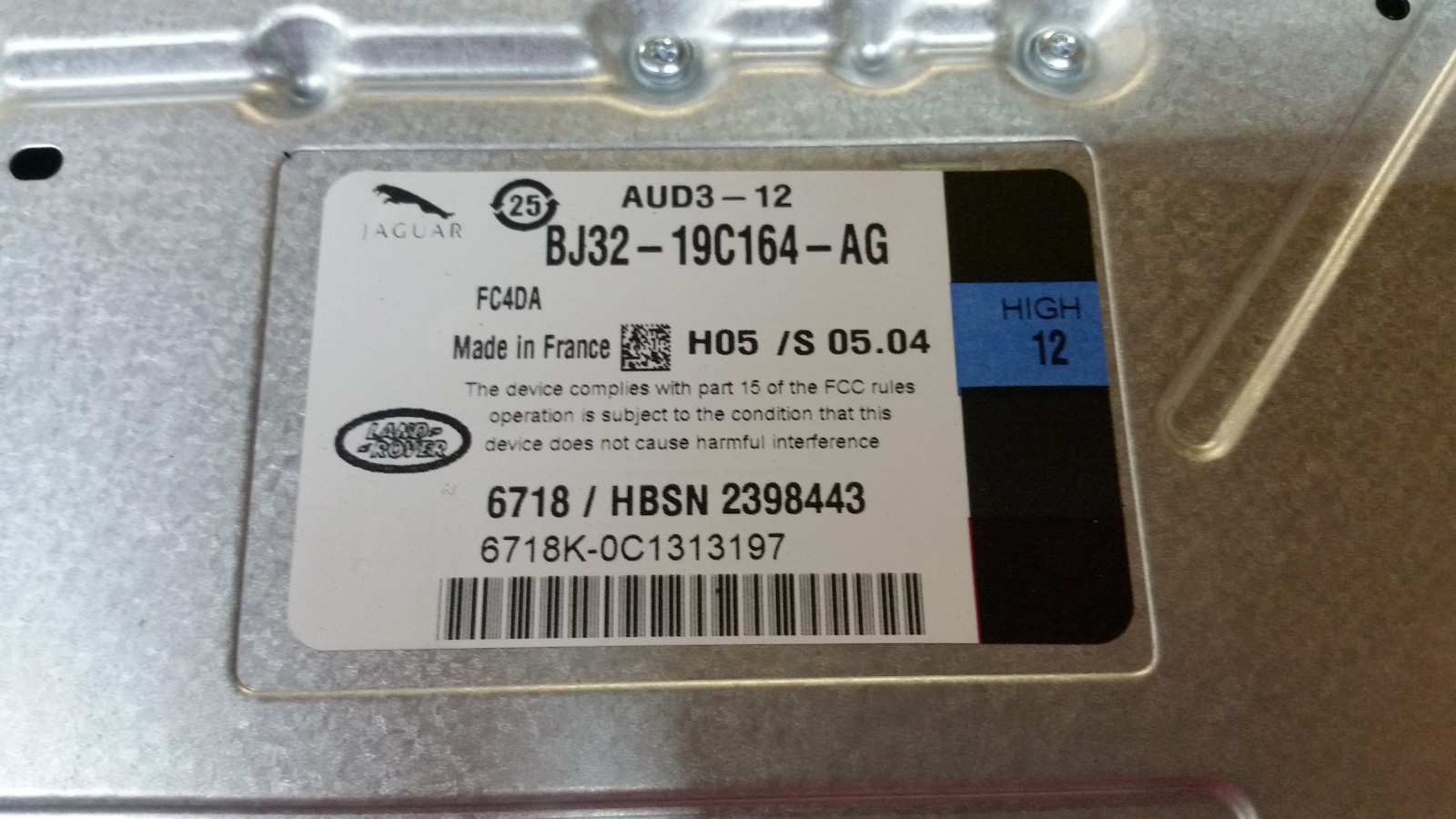 2009 - 2017 Jaguar XF XFR XJ XJL X351 Meridian Stereo Audio Amplifier Amp Oem