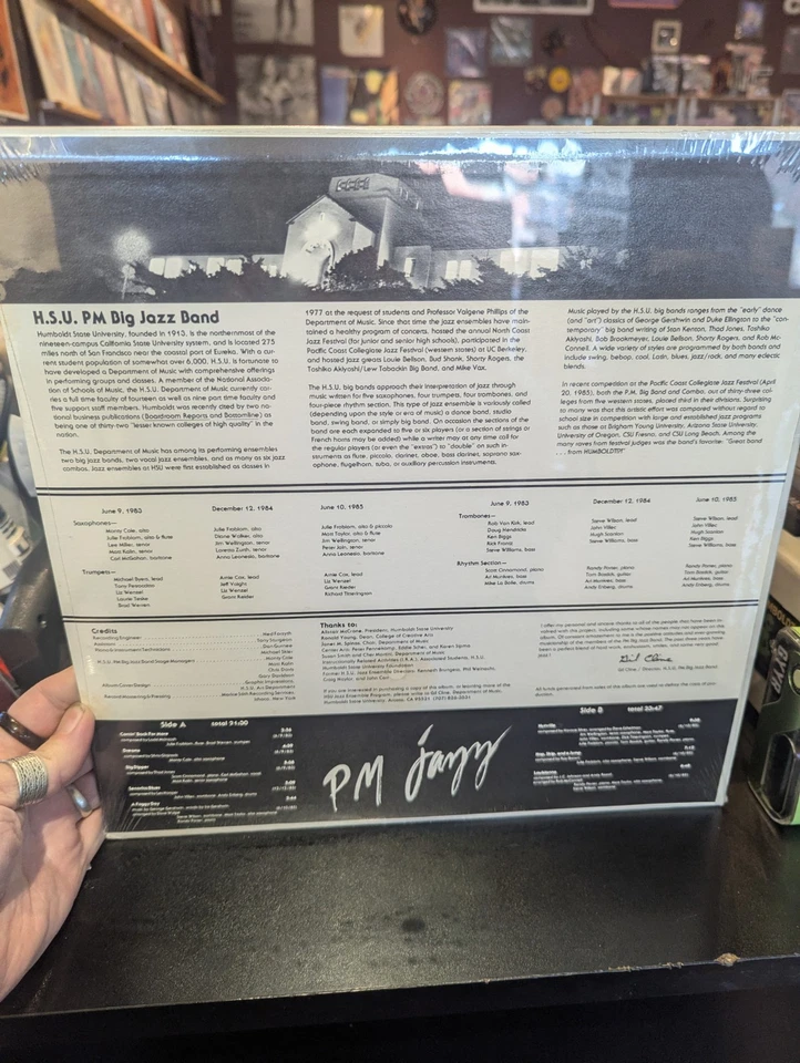 HSU PM JAZZ BAND - RARE PRIVATE PRESS VINYL - Image 2 of 3