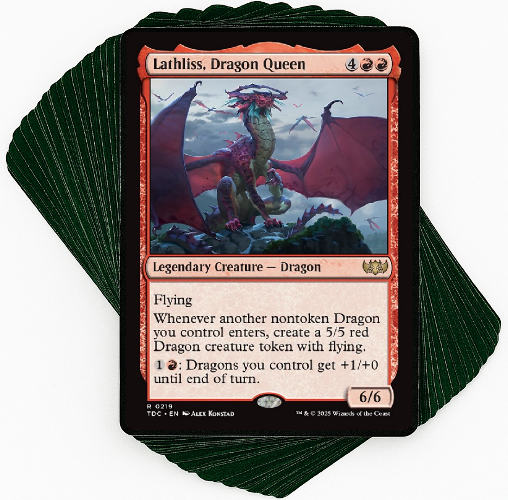 Custom Commander Deck*** Lathliss, Dragon Queen - Dragons - EDH