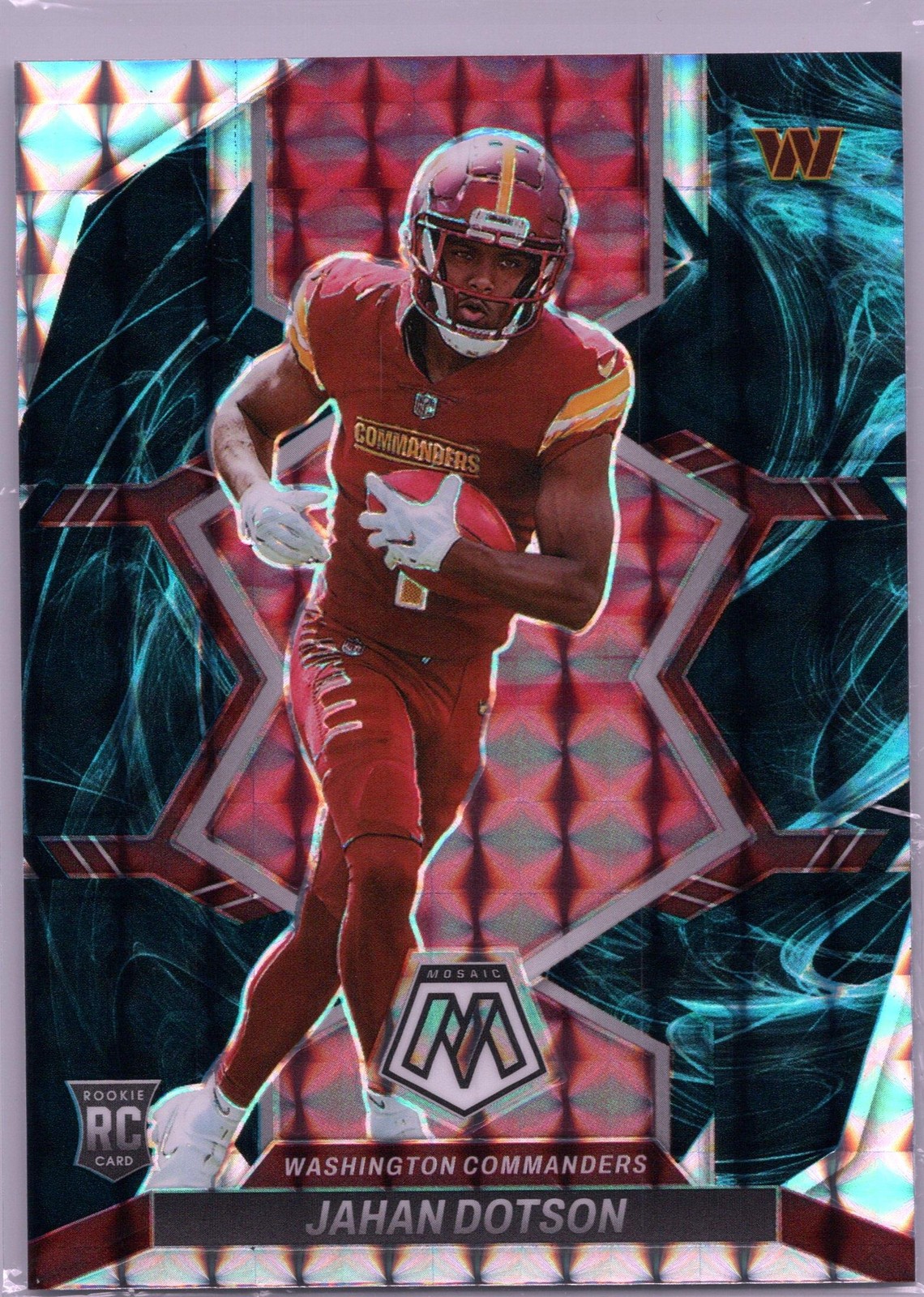 2022 Panini Mosaic #314 Jahan Dotson Mosaic Genesis