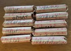 10 Rolls Of Lincoln Wheat Penny's From The Forties And Fifties 500 Coins