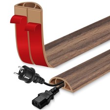 Floor Cord Cover for Wires on Floor Self Adhesive Cord Hider Floor Cable Mana...