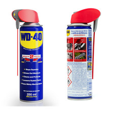 WD-40 Multi Use Lubricant Spray 250ml, Wide and Narrow Smart Straw Applicator 27.96 per litre