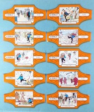 Tintin - Bague à (de) Cigare Murillo - Tintin au Tibet Série n Complète 10 Pièce