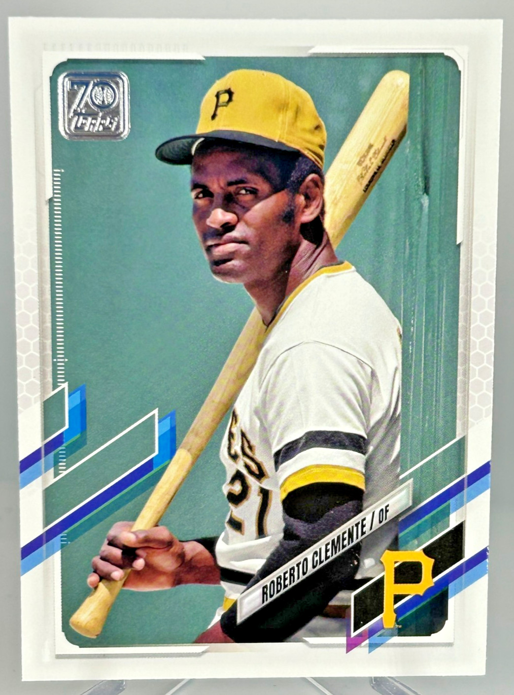 2021 Topps Series 2 Photo Variations Short Print SP Roberto Clemente 412 Pirates