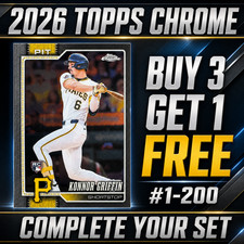 2026 Topps Chrome Baseball Base Singles 1-200 You Pick Complete Your Set 2026 Topps Chrome Baseball Base Singles 1-200 You Pick Complete Your Set