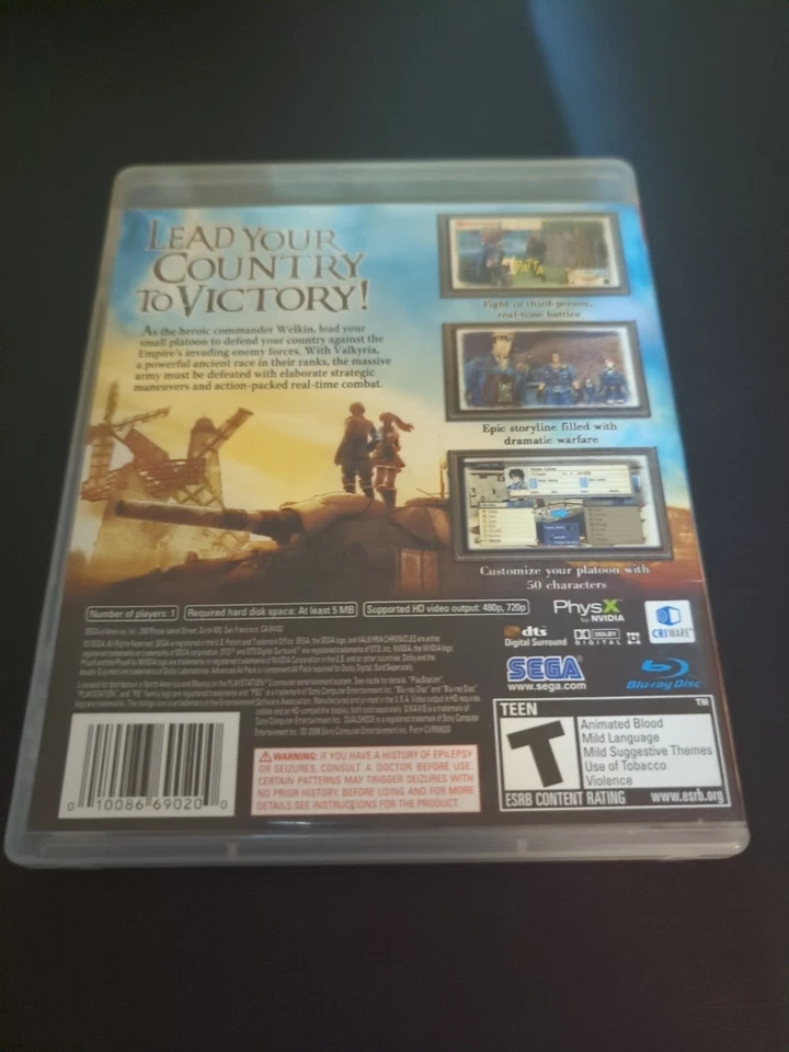 Valkyria Chronicles (Sony PlayStation 3, 2008) - Imagem 2 de 4