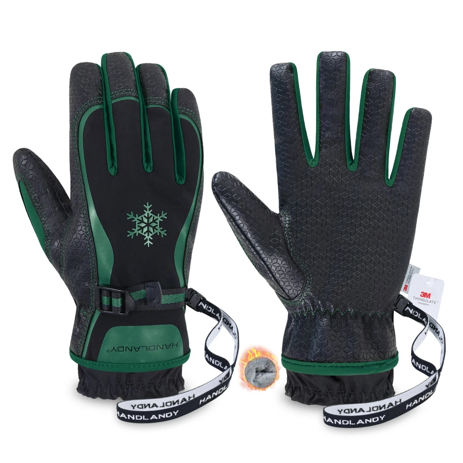 Insulated Waterproof Skiing Hiking Cold Weather Gloves
Opens in a new window or tab