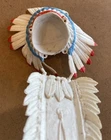 Marx Best of the West Chief Cherokee Fighting Eagle Geronimo White head dress