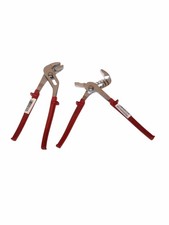 2 x BRÜDER MANNESMANN Profi Wasserpumpenzange, Länge: 250 mm