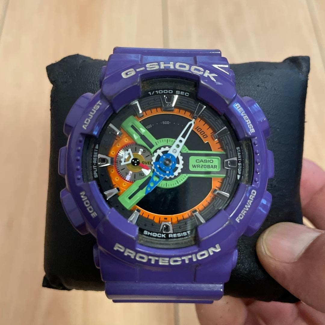 CASIO G-SHOCK GA-110EV-6AJR Evangelion WATCH NERV Limited Purple