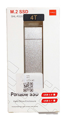 SHL-R320 Portable M.2 SSD 4T Type C USB 3.0 3.1 Compatible Hard Drive Enclosure
