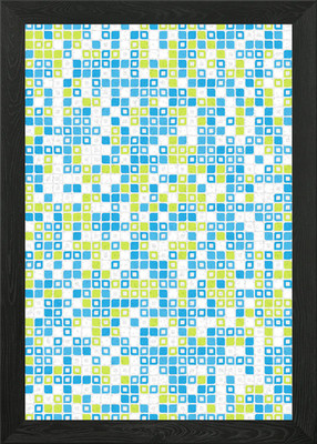 Geometrisches Muster gerahmtes Wandbild Poster Leinwanddruck Bild