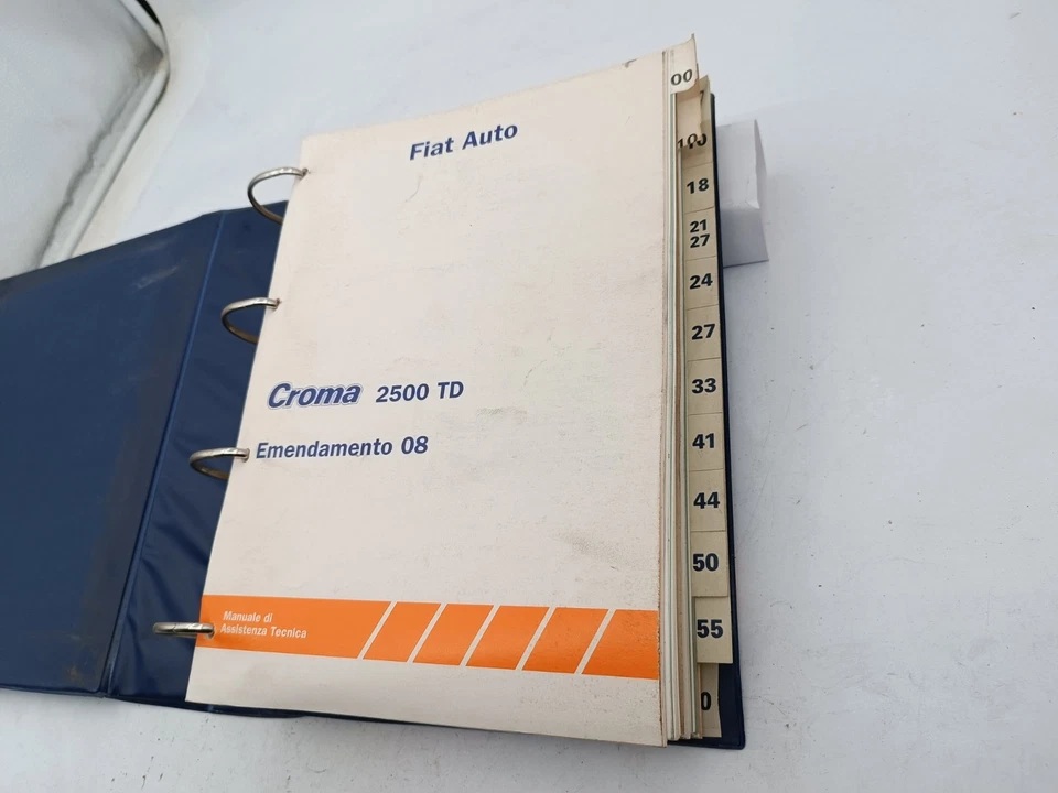 Manual De Taller Fiat Croma Gamma 93 Manual De Asistencia Técnica Edición 1992 - Imagen 4 de 4