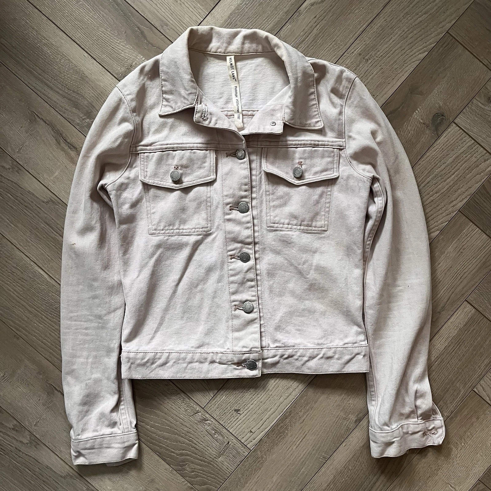 Helmut Lang Vintage Archive Prototype SS97 Denim Jacket