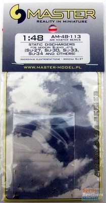 MASAM48113 1:48 Master Model Static Dischargers for Modern Sukhoi Jets (Su-27,