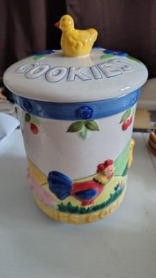 Vintage Neuheit Keksdose Keksdose Keramik Küche Aufbewahrung Süßigkeiten