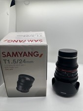 Samyang MF 24mm T1,5 Video DSLR II Sony E