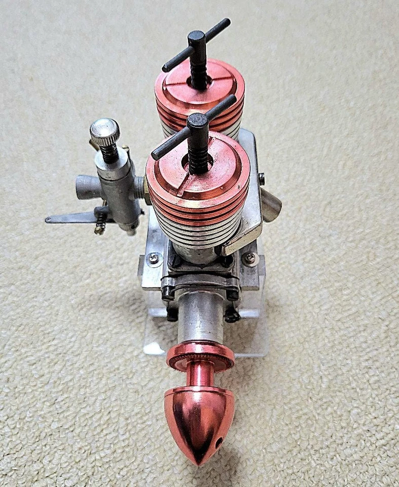 Taplin Twin Mark III Diesel Engine RC Aircraft Model Rare Vintage Aurora Used - Photo 4/4