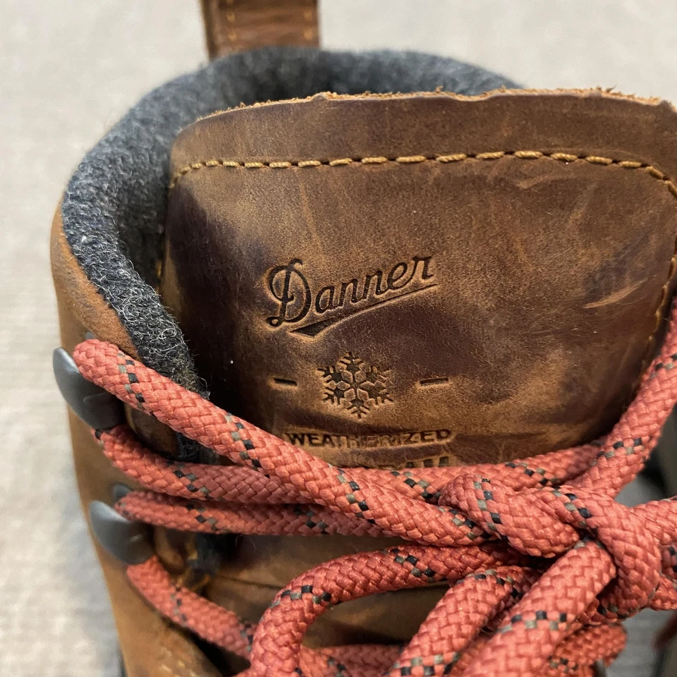 Botas Danner Mujer Talla 7.5 Marrón Negro Pub Jardín Invierno Cuero Sendero de Senderismo Foto 4 de 4