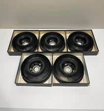 Lot of 5 Vintage KODAK CAROUSEL 80 SLIDE TRAYS - Original Boxes - EXC