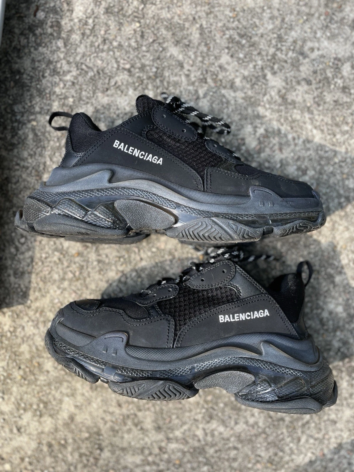 Balenciaga — Balenciaga Triple S Clear Sole Black