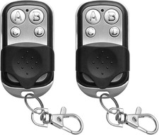 2 Pack 433.92 Mhz Garage Door Opener Remote, 4 Channel Universal Garage Door Re