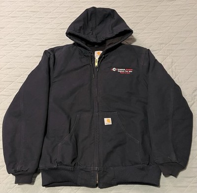   VINTAGE CARHARTT J140 JACKET CONSOL ENERGY COAL MINING COMPANY ISSUED MEDIUM