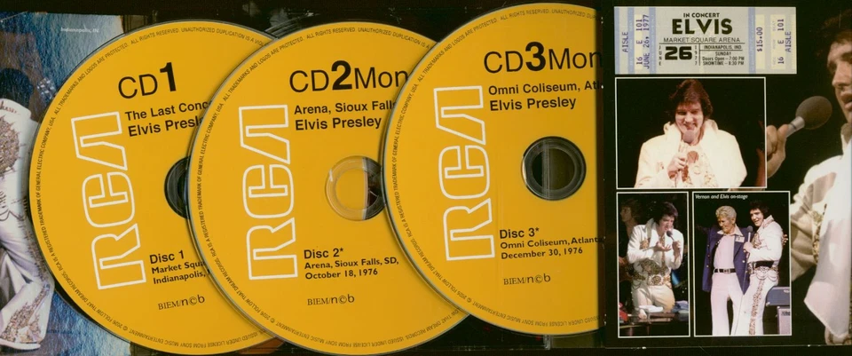 Elvis Presley - The Last Concert (3-CD) - Elvis, Follow That Dream Label - Bild 3 von 4