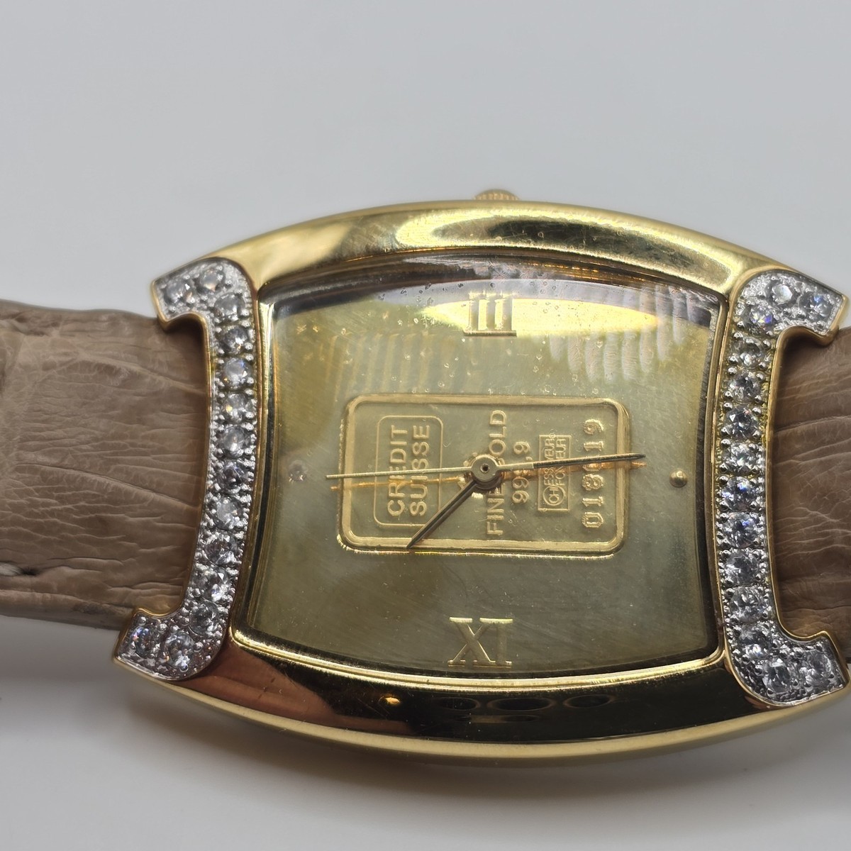 Croton Gold Ingot 1 Gram 999.9 Swiss Quartz Watch 31mm | eBay