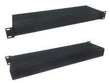 PROCRAFT ARBN-1U-5-BK 1U 5" Deep All Aluminum 19" Rack Mount Project Box