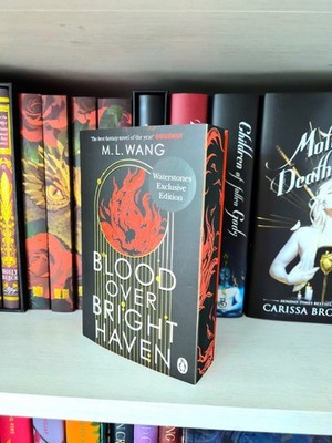 Blood Over Bright Haven M. L. Wang Waterstones Exclusive Edition Stencilled Edge