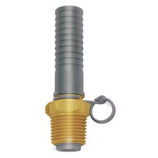 Sani-Lav N20 Swivel Hose Adapt, 3/4 Ght/Hosebarb, Bras