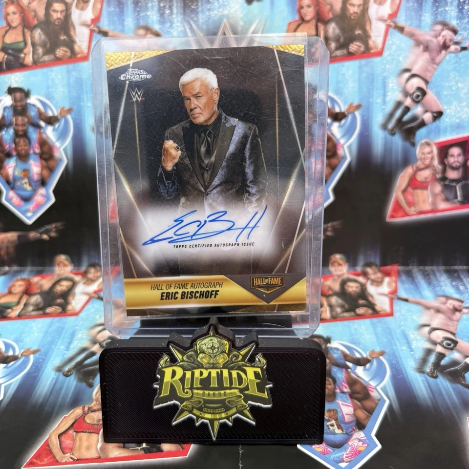 Eric Bischoff Topps Chrome 2025 Hall of Fame Base Auto #HOF-EB - Image 4 of 4
