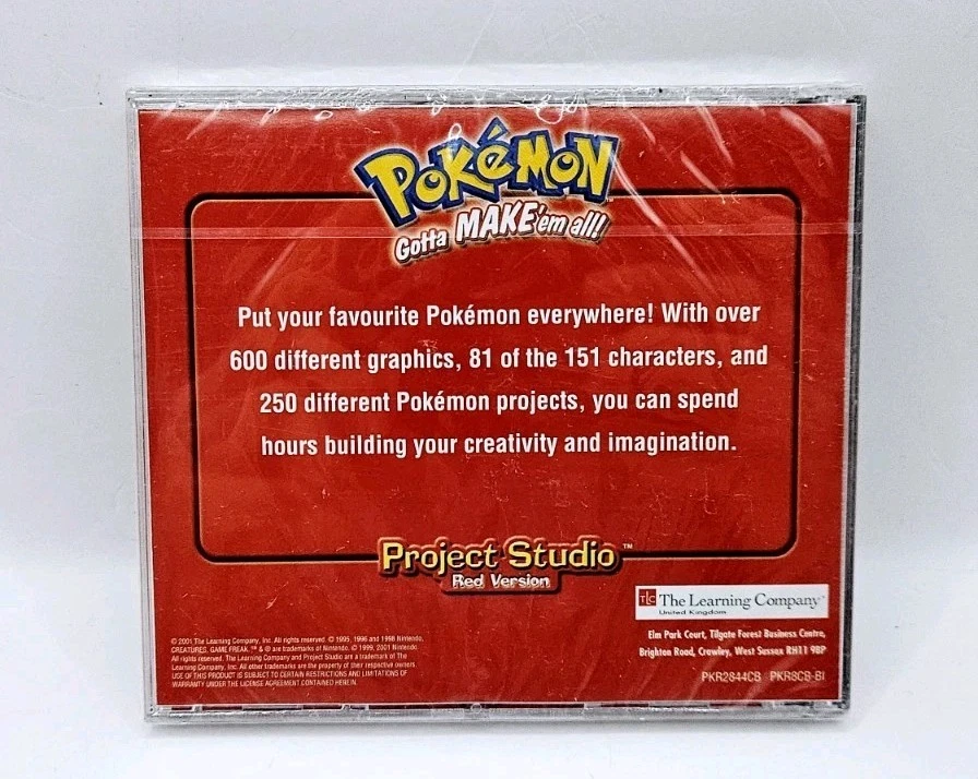 Pokemon - Project Studio: Red Version - PC CD-Rom - Sealed - Image 2 of 4