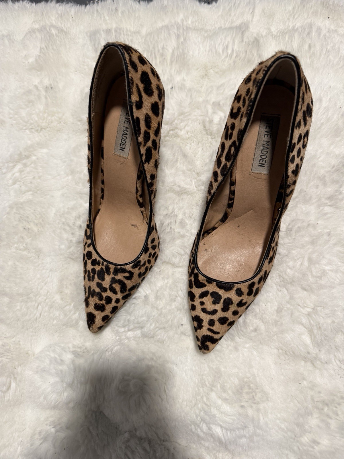 Steve Madden Animal Print Daisie  Pointed Toe Stiletto Pumps SIZE 10 Women