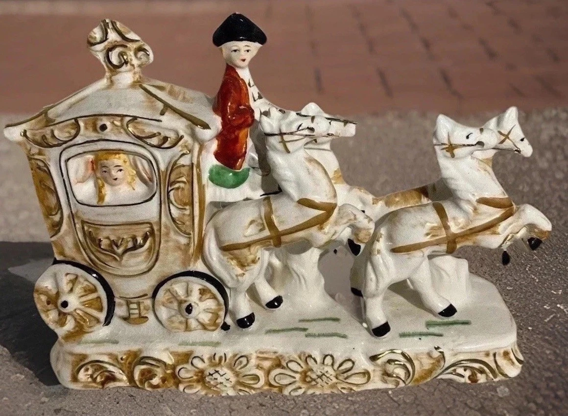 25+ Porcelain Carriage Antique Ceramic & Figurines for sale