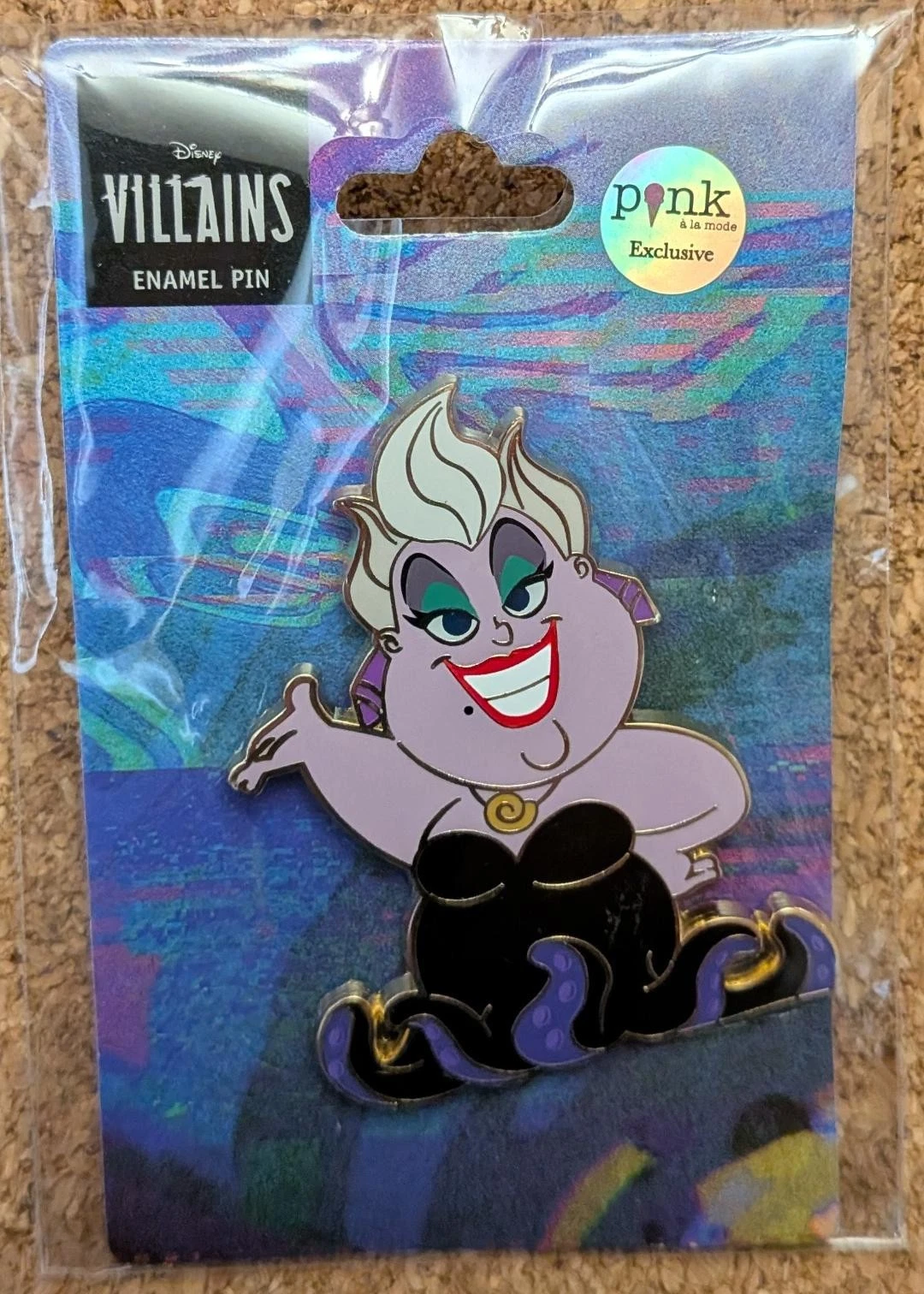 Disney Pin Ursula Pink A La Mode (PALM) The Happiest Collection On Earth 2024