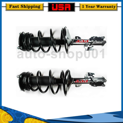 2 Front FCS Struts Coil Spring Strut For Toyota Sienna 2006 2005 2004