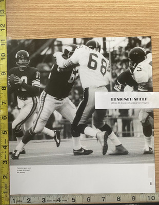 Fran Tarkenton NFL Football Game Pass Scene Book Photograph