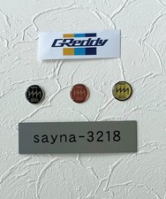 Trust Greddy Grex Shift Knob Pattern Emblem 3-color Set 6 Speed Aluminum Emblem Trust Greddy Grex Shift Knob Pattern Emblem 3-color Set 6 Speed Aluminum Emblem