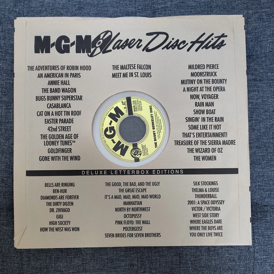 THE BUSBY BERKELEY DISC (MUSICAL SPECTACULARS) 2-Disc Laserdisc Set - Image 4 of 4