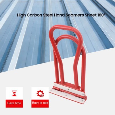 Updated Standing Seam Roofing Drip Edge Folding Tool for Roofer and Sheet Worker