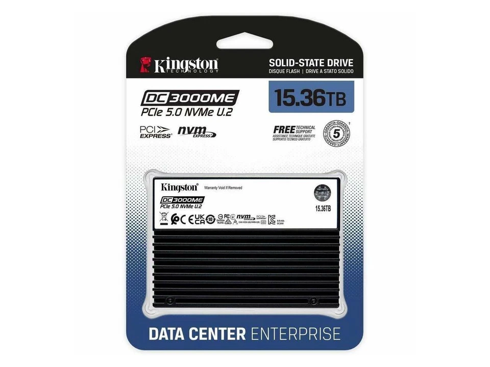 Kingston SEDC3000ME/3T8 DC3000ME 3.84 TB Solid State Drive - 2.5" Internal - U.2 - Image 4 of 4