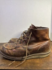 VTG Men's Red Wing Classic 1907 Moc Toe Boot Size 11.5- Made in USA