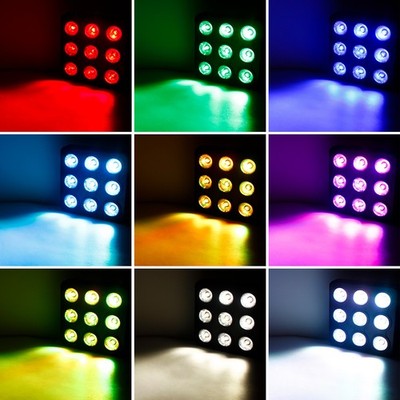 10x 180W LED Matrix Par Lights Stage Effect Disco DJ Wall Wash Light DMX Party