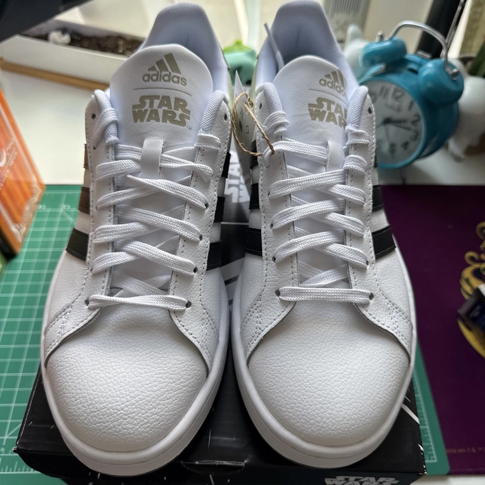 Size 8 - adidas Star Wars x Grand Court Baby Yoda H02554 GROGU - Image 4 of 4