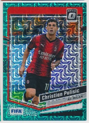 2023-24 Donruss #128 Christian Pulisic Optic Teal Mojo #/49