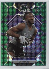 2023 Panini Mosaic Rookies Green Mosaic Prizm Jay Ward #332 0t2