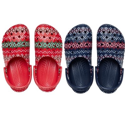 Crocs Baya Holiday Graphic Clog women & men size 10